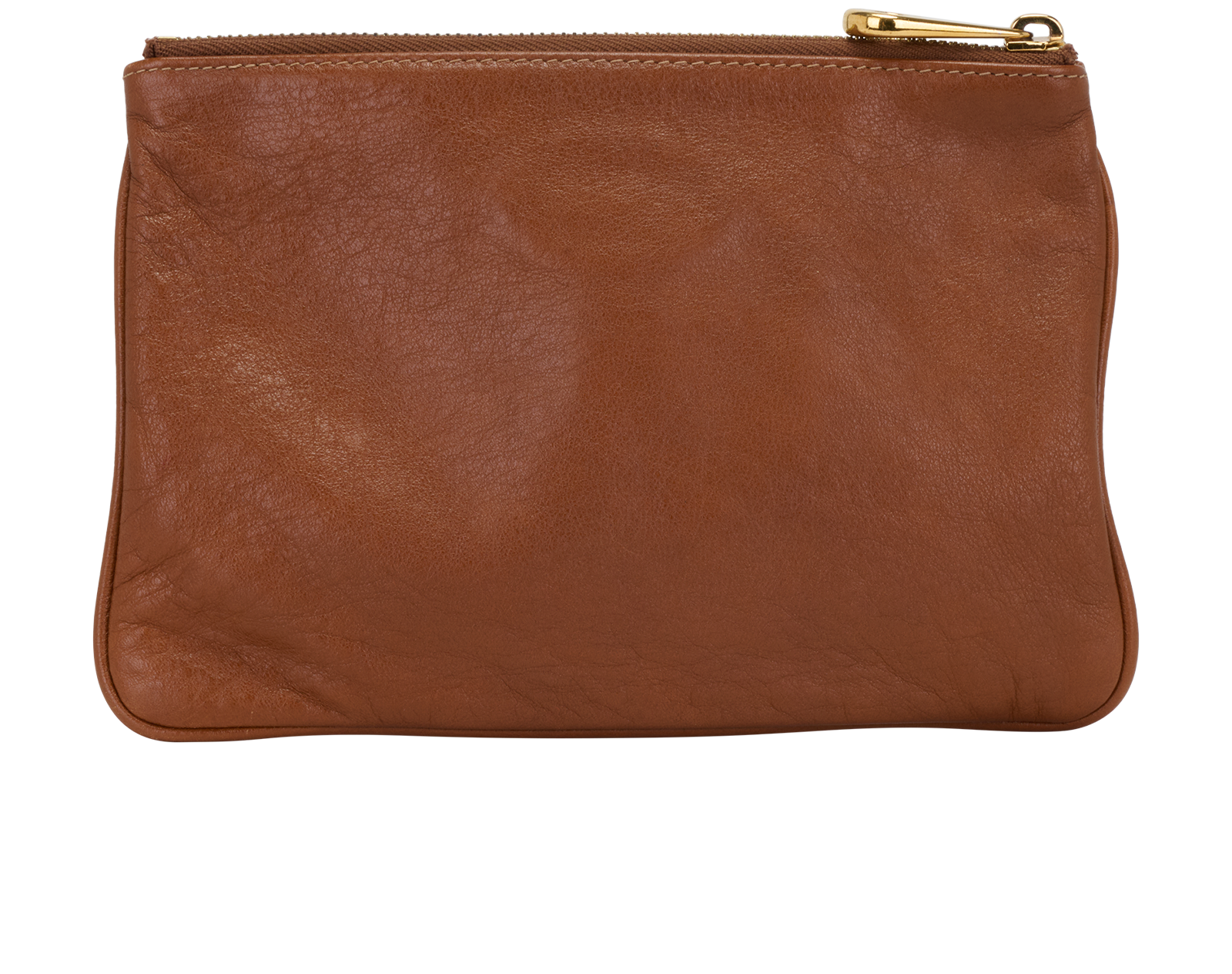 Mulberry Daria Pouch, &pound;150, Accessories, Brown, Leather, Back view